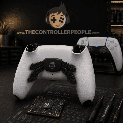 tcp shift pro ps5 controller white with logo