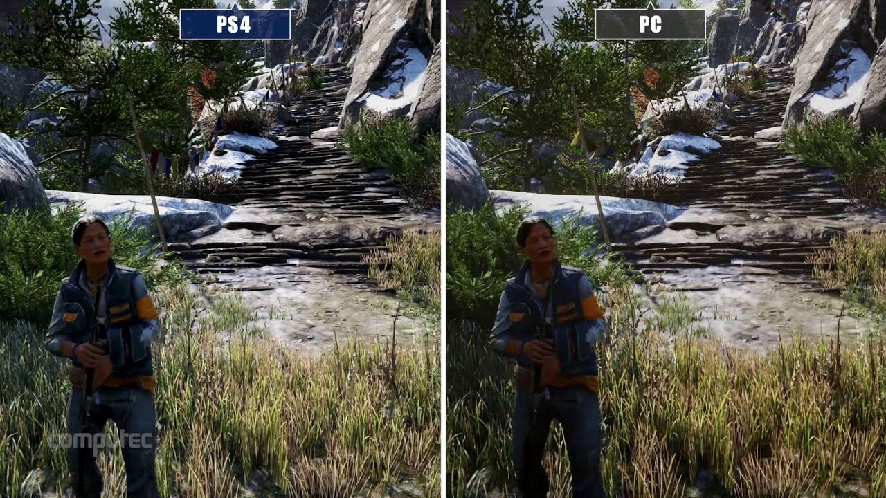 ps4 vs pc graphics (old)