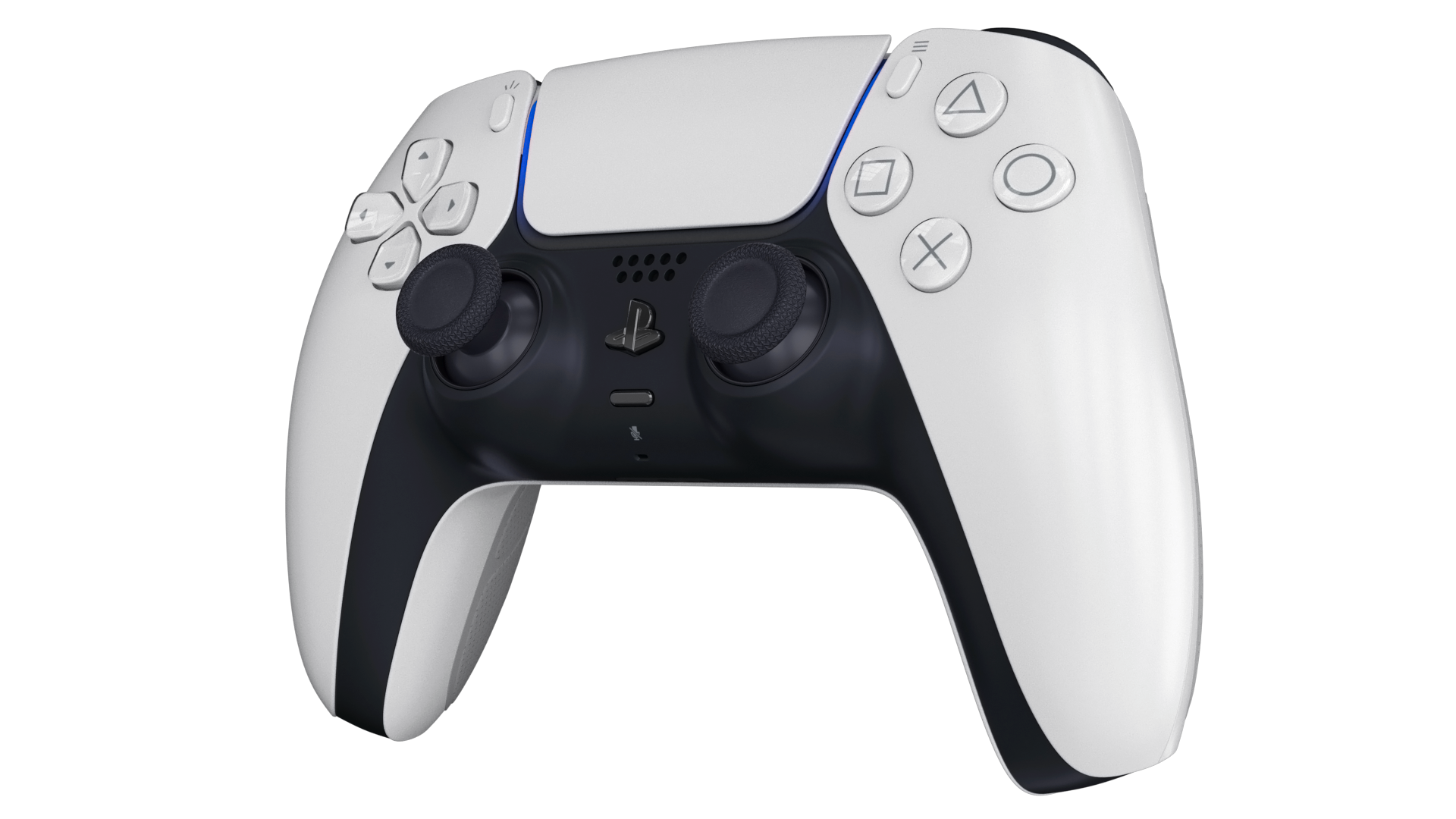 Professional PS5 controller by the controller people white front