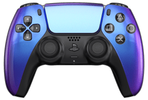 chameleon ps5 controller with black buttons