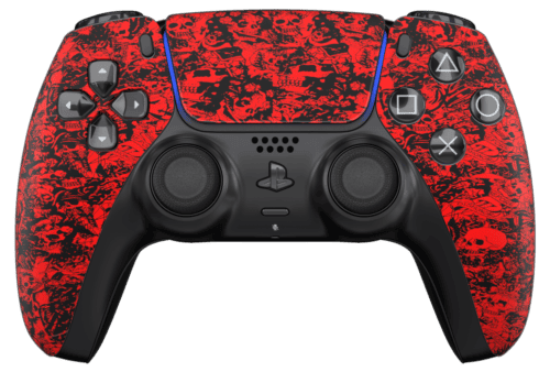 Dishonor PS5 Controller With Black Buttons and Back Shell