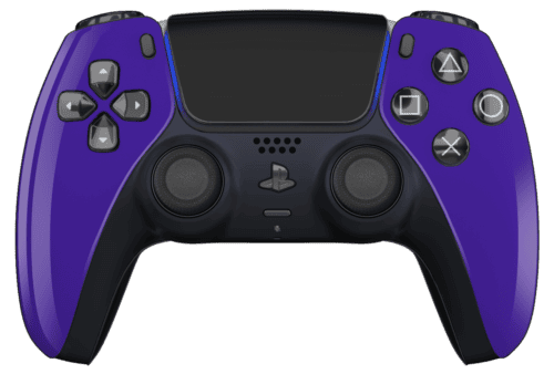 Purple PS5 Controller with Black Buttons, Touchpad and Back Shell