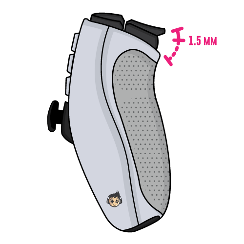 digital triggers modification for ps5 controller
