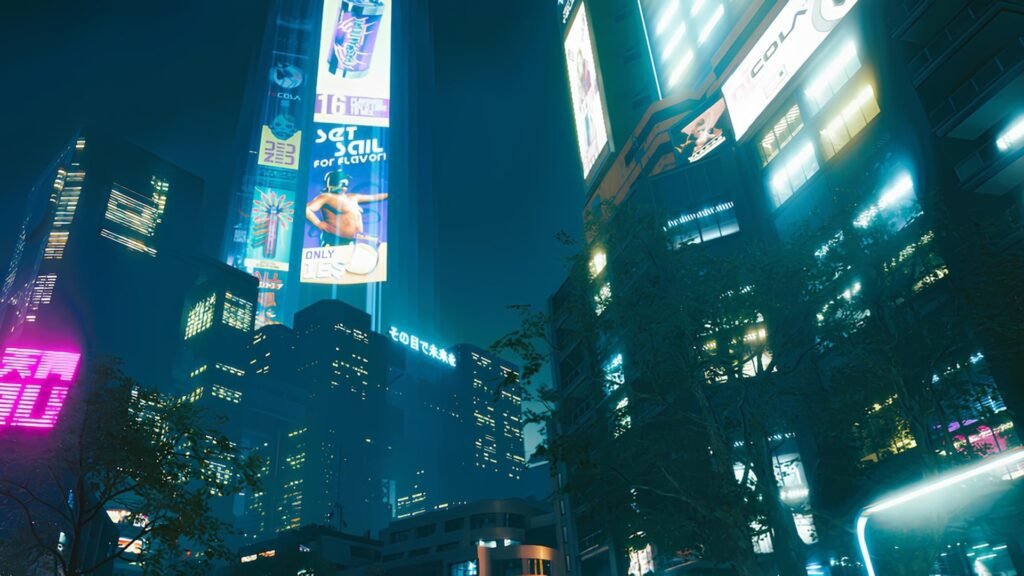 A photo of Metro City in Cyberpunk 2077