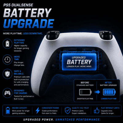 PS5 DualSense Battery Upgrade