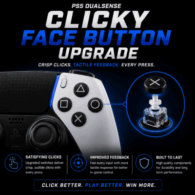 PS5 DualSense Clicky Face Button Upgrade