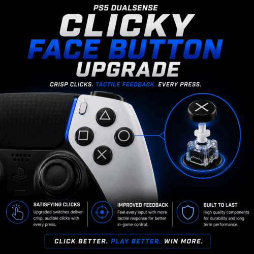 PS5 DualSense Clicky Face Button Upgrade