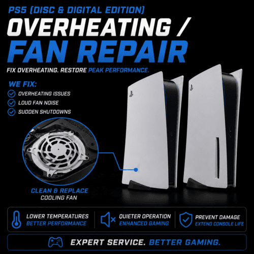 PS5-Overheating-Fan-Repair