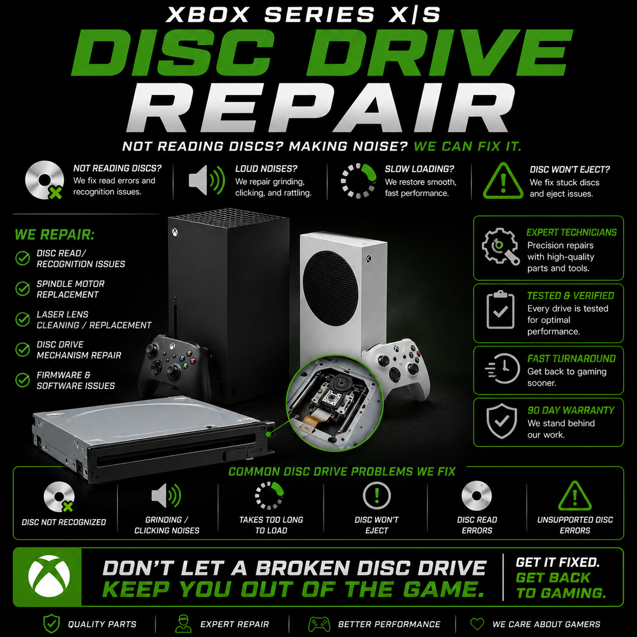 Xbox-Series-XS-Disc-Drive-Repair