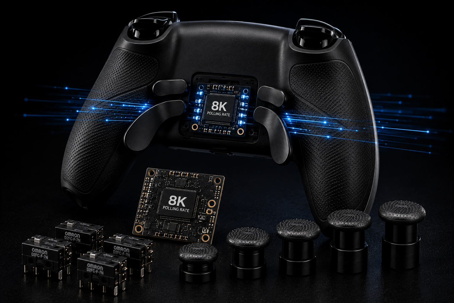8k poling rate pro ps5 controller