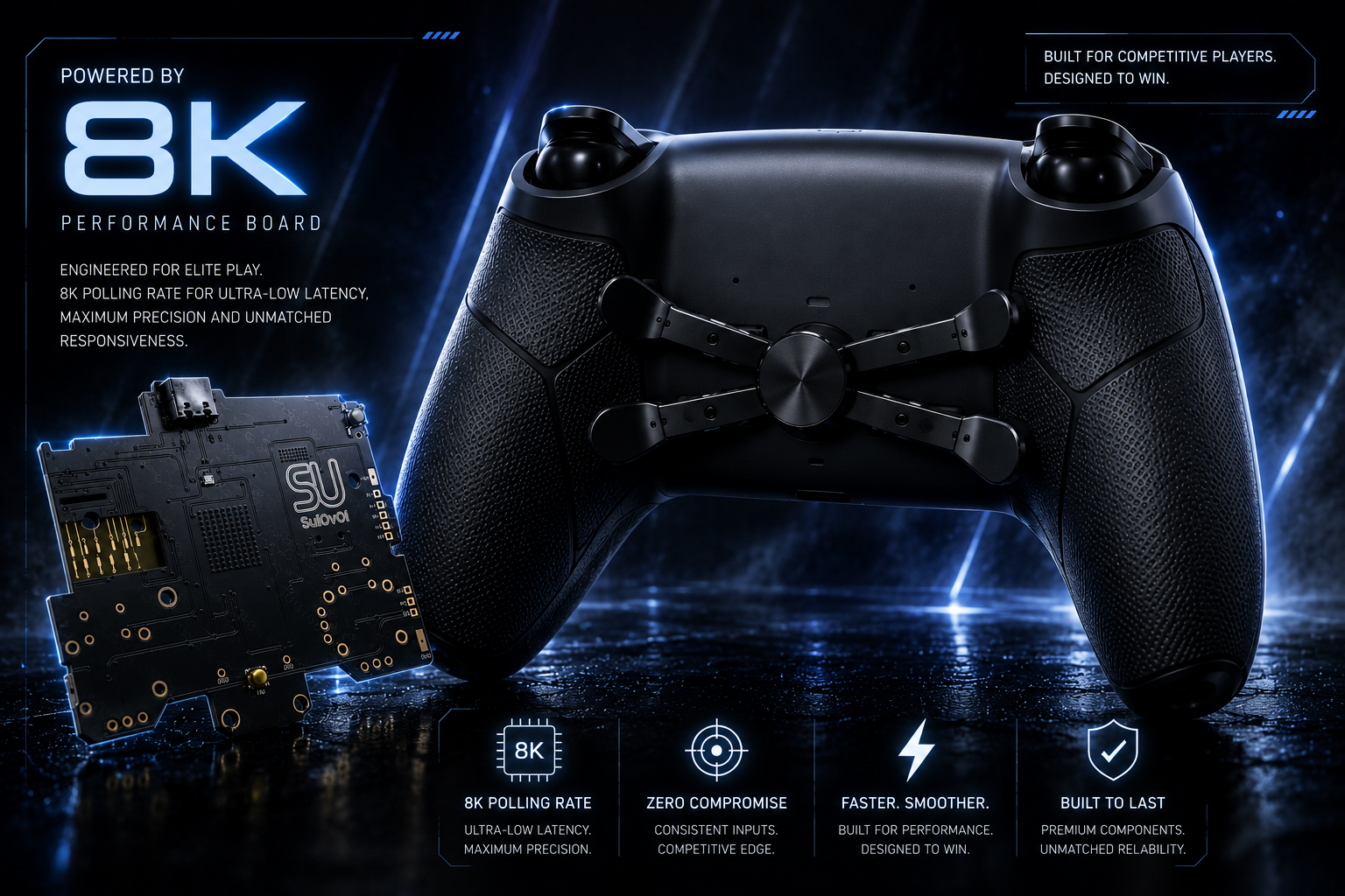 8k shift pro tcp controller