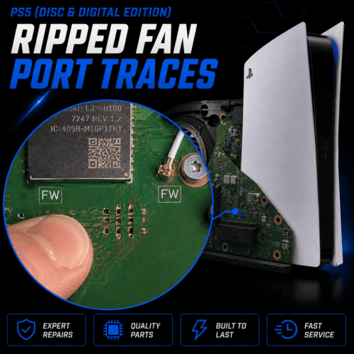 PS5 Damaged Fan Connector Repair